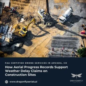 How Aerial Progress Records Support Weather Delay Claims on Construction Sites